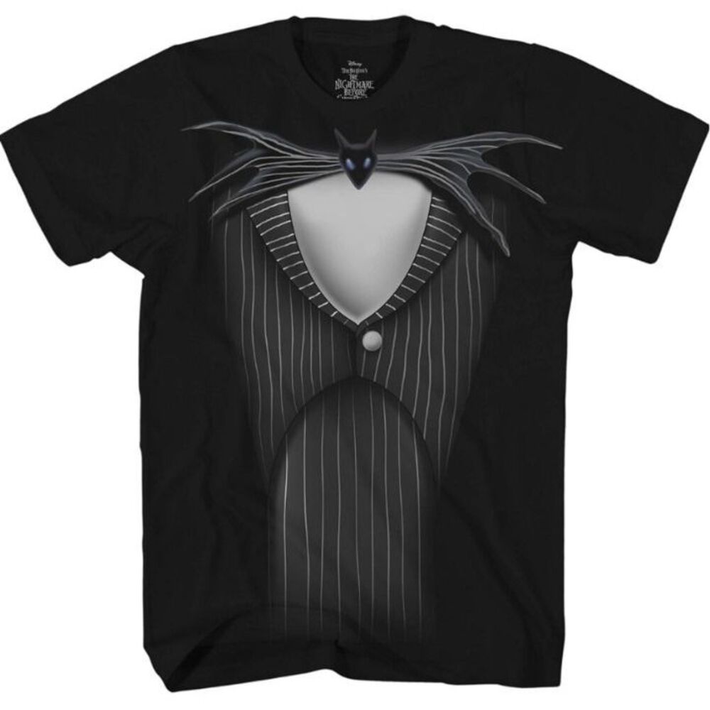 Nightmare Before Christmas Jack Skellington Costume Suit T-Shirt